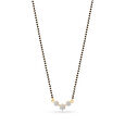 Triad of Flowers Diamond Mangalsutra 2