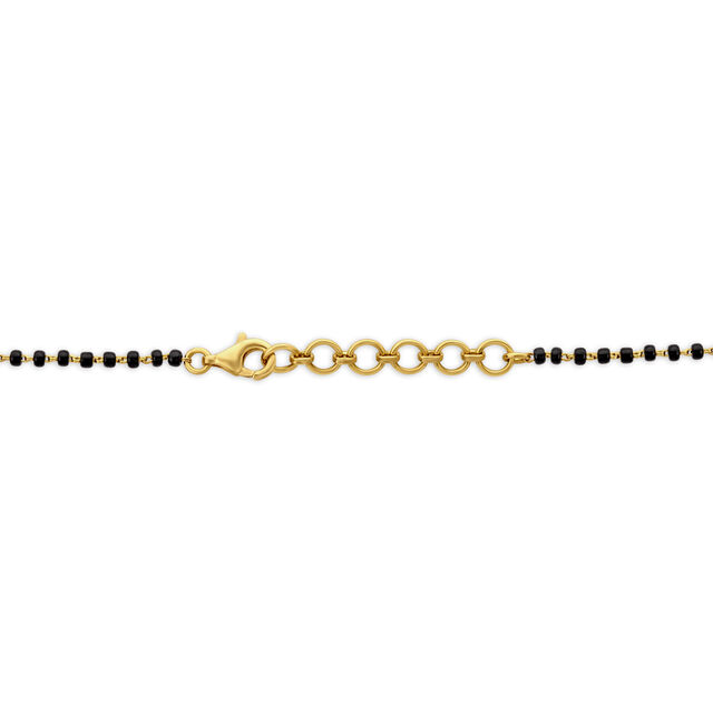 Compass Inspired Diamond Mangalsutra in Yellow and Rose Gold,,hi-res 3