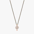 Striking Diamond Mangalsutra in Yellow and Rose Gold,,hi-res 2