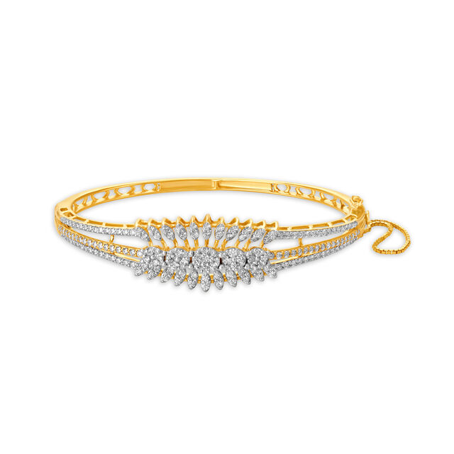 Palatial Traditional Diamond Bangle,,hi-res 