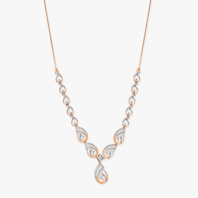 Dewdrop Delight Diamond Necklace Set 2