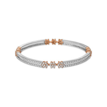Stylish Modern Diamond Bangle