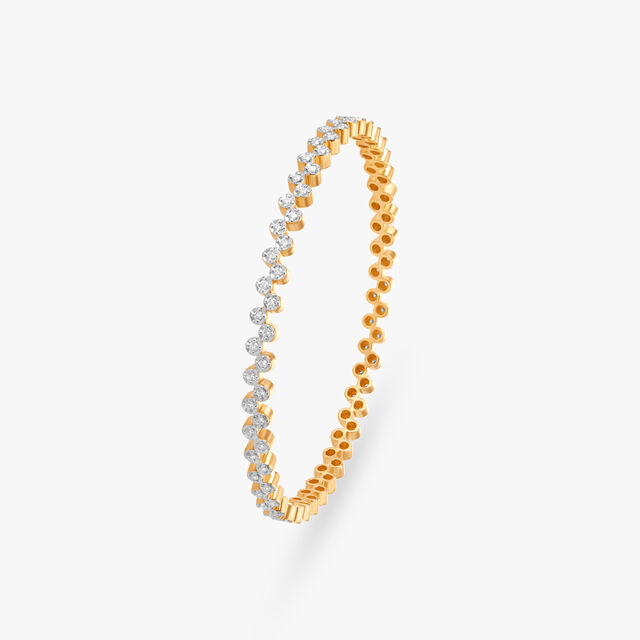 Chic Elegance Diamond Bangle 2