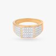 Architectural Matrix Diamond Finger Ring 2