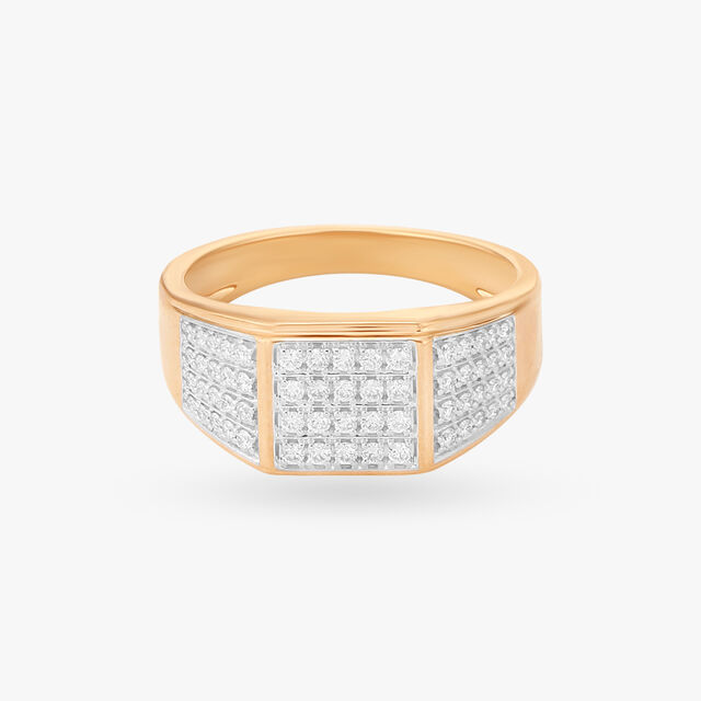 Architectural Matrix Diamond Finger Ring 2