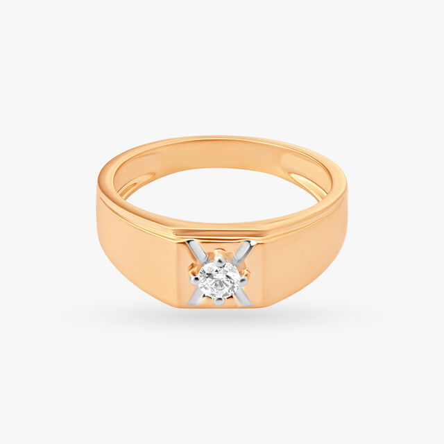 Modern Charm Diamond Ring For Men