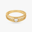 Charismatic Carved Diamond Finger Ring For Men 2