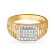 Magnificent Gold and Diamond Finger Ring for Men] 2