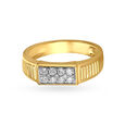 Striking Rectangular Diamond Finger Ring For Men,,hi-res 2