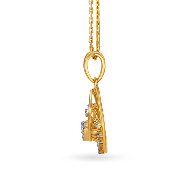 Sublime Gold and Diamond Pendant 4