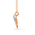 Radiant Rose Gold and Diamond Ganesha Pendant 2