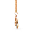 Lord Ganesha Inspired Rose Gold and Diamond Pendant,,hi-res 2