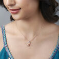 Artistic Divine Ganesha Gold and Diamond Pendant 2