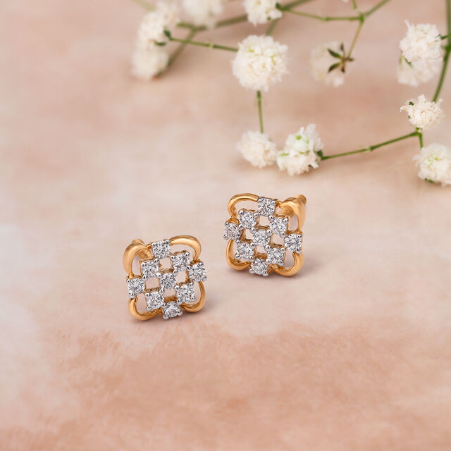Diamond Symphony Stud Earrings 