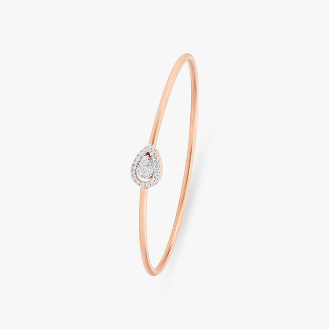 Sleek Rose Gold Studded Bracelet 3