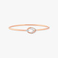 Sleek Enchanting Diamond Bangle 