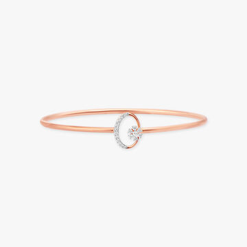 Exquisite Sparkling Diamond Bangle