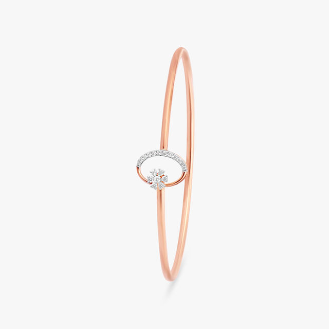 Exquisite Sparkling Diamond Bangle 2