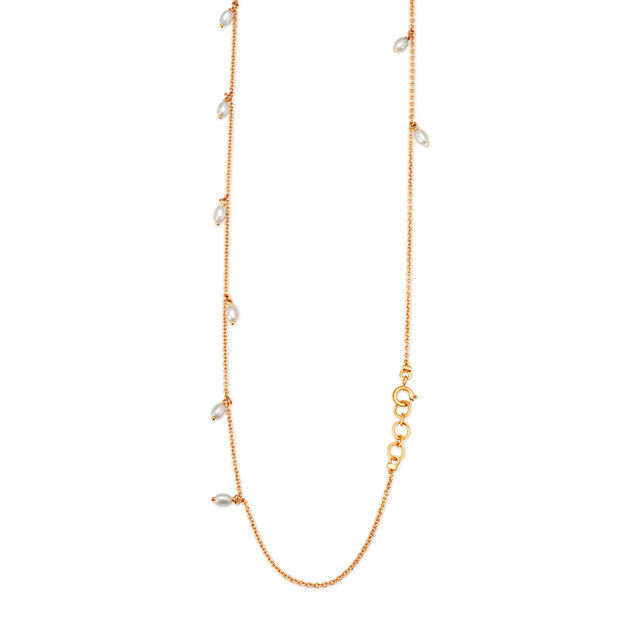 Contemporary Stone Studded Gold Chain 2