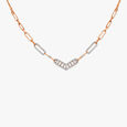 Timeless Link Chain Diamond Necklace,,hi-res 