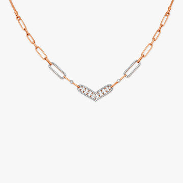 Timeless Link Chain Diamond Necklace