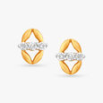 Minimalistic Diamond Stud Earrings 