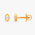Minimalistic Diamond Stud Earrings 2