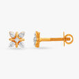 Graceful Diamond Stud Earrings 2