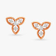Trillium Diamond Stud Earrings 
