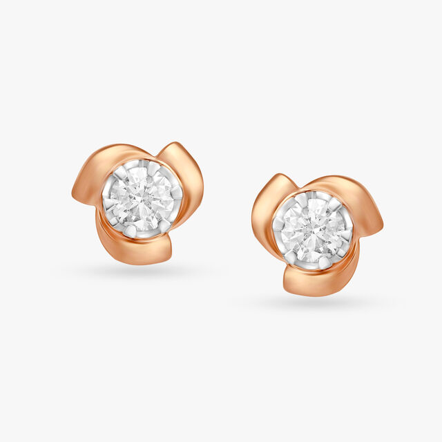 Sublime chic Diamond Stud Earrings 