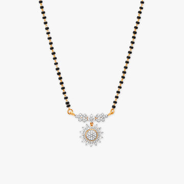 Sunflower Diamond Mangalsutra
