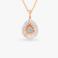 Radiant Raindrop Diamond Pendant and Earrings Set 2