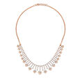 Quad Shaped Diamond Necklace Set 2