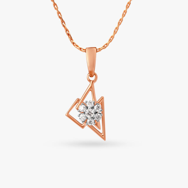 Glamorous Statement Diamond Pendant 