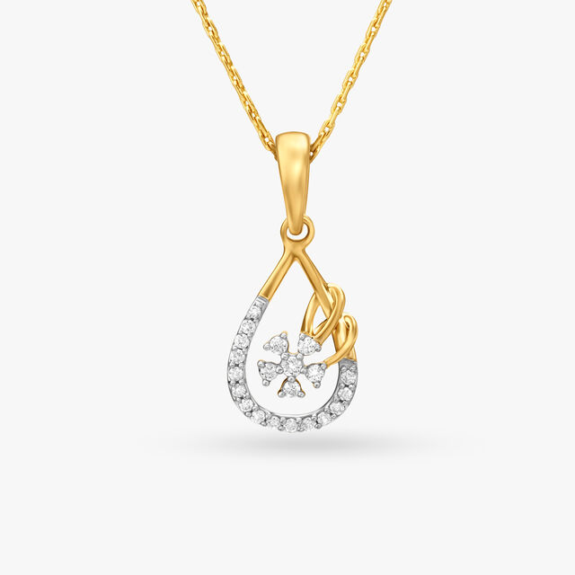 Dewdrop Delight Diamond Pendant 