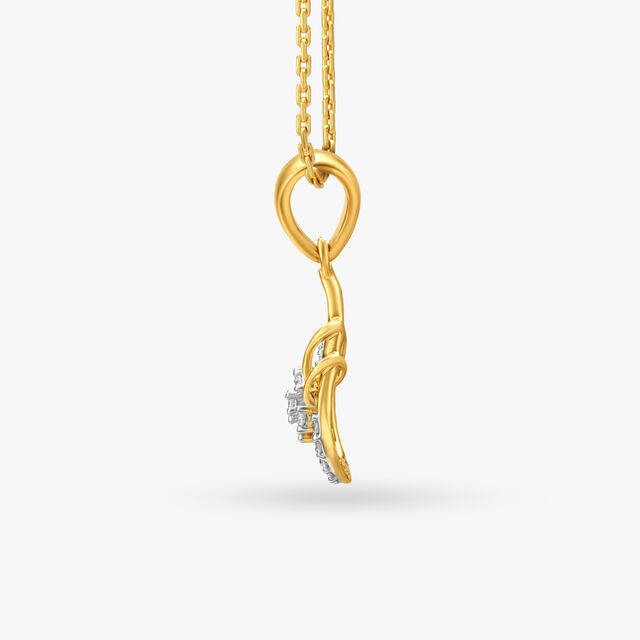 Dewdrop Delight Diamond Pendant 2