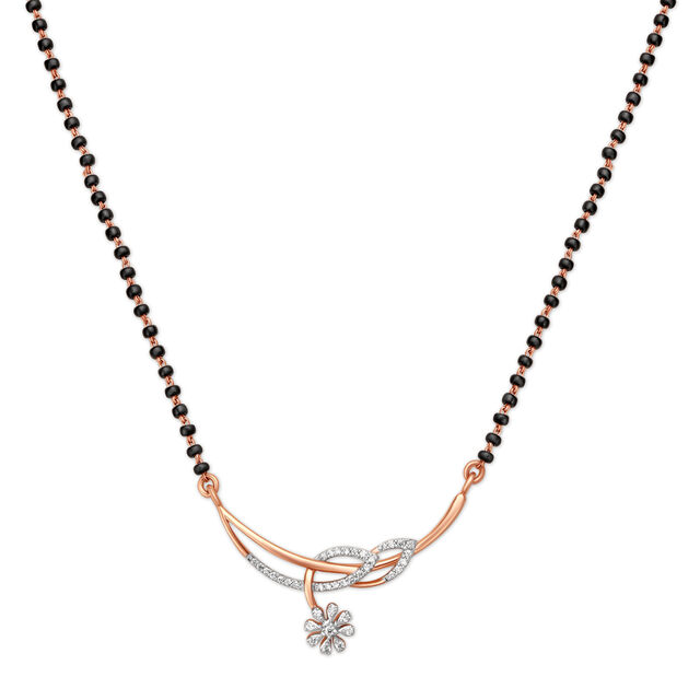 Slender Floral Mangalsutra