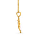 Elegant Yellow Gold Dual-Tone Pendant,,hi-res 2