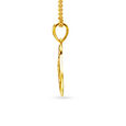 Transcendent Yellow Gold Floral Pendant,,hi-res 2