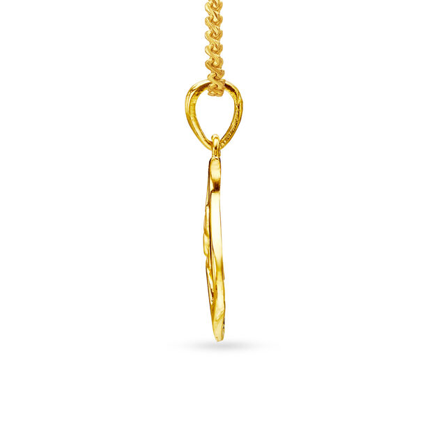 Transcendent Yellow Gold Floral Pendant,,hi-res 2