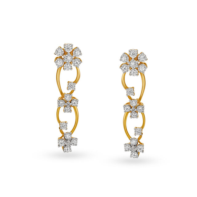 Mesmerising Diamond Necklace Set Yellow and White Gold 3