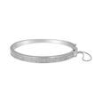 Gorgeous White Gold and Diamond Studded Bangle,,hi-res 