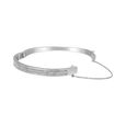 Gorgeous White Gold and Diamond Studded Bangle,,hi-res 2