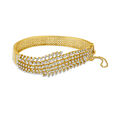 Captivating Wave Pattern Diamond Bangle,,hi-res 