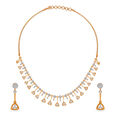 Resplendent Rose Gold and Diamond Necklace Set,,hi-res 