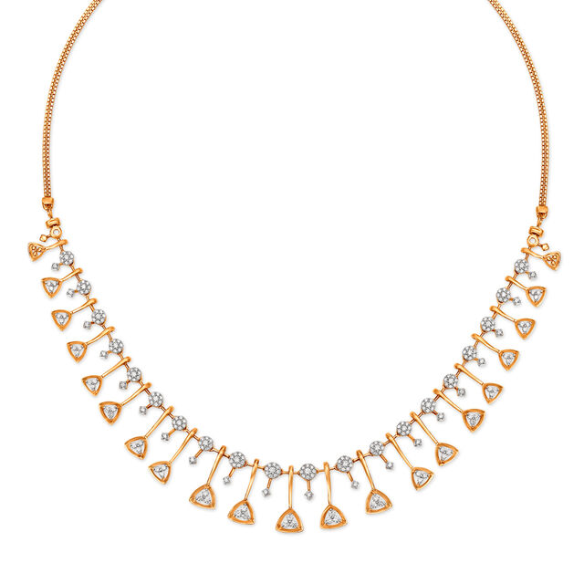 Resplendent Rose Gold and Diamond Necklace Set,,hi-res 2