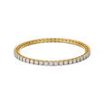 Alluring Gold and Diamond Bangle,,hi-res 