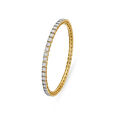 Alluring Gold and Diamond Bangle,,hi-res 2