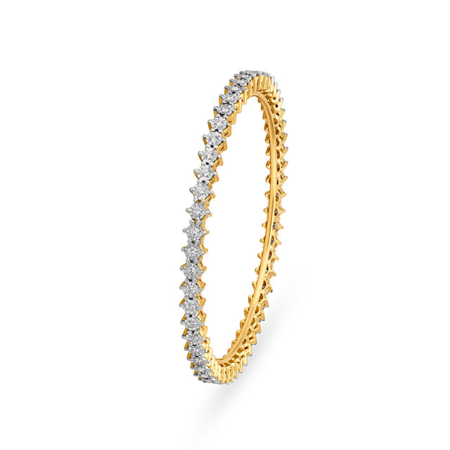 Stylish Diamond Bangle,,hi-res 2