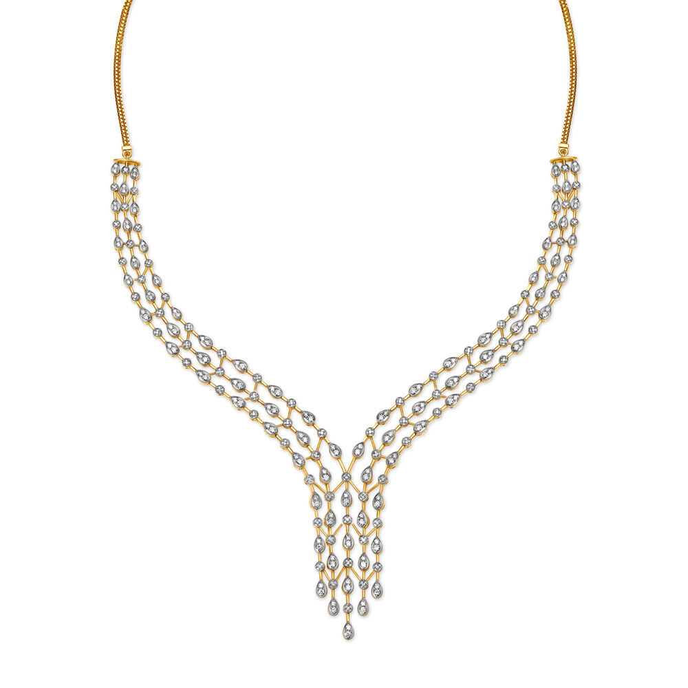 Tanishq diamond viciar necklace price list